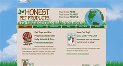 Desktop Screenshot of honestpetproducts.com